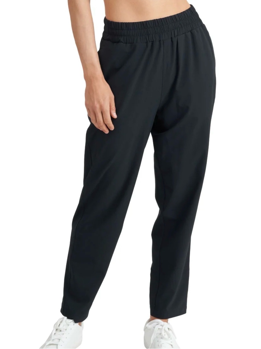 Thrive Societe Black Sawyer Trouser Straight Leg Pant Womens Size M